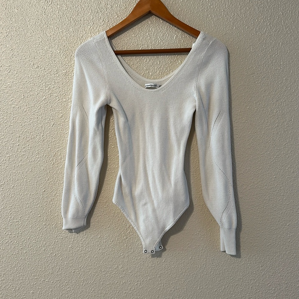 Abercrombie Scoop Neck Sweater Body Suit
